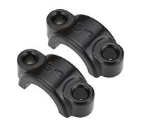 Create idea Lot de 2 colliers de serrage M6 pour levier de frein en aluminium - Pour guidon de vélo électrique - Noir