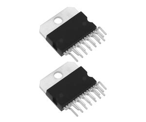 Create idea Lot de 2 commutateurs audio semi-conducteurs TDA7293 - 100 W - 15 V - Puce 15 broches pour guitare, récepteur TV, circuit de charge, communication micro-ondes