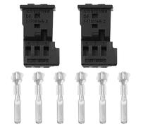 Create idea Lot de 2 connecteurs de faisceau de câbles de voiture à 3 broches A0295455528 - Connecteur électrique étanche avec bornes pour appareils électriques automobiles