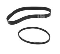Create idea Lot de 2 courroies d'entraînement de rechange pour aspirateur 3M-273 FL12,8 x 339 compatibles avec les nettoyeurs Vax Platinum Power Max ECB1SPV1 de type denté