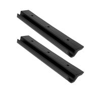 Create idea Lot de 2 Crochets Mobiles pour Siège de Bateau Support de Fixation pour Canot Pneumatique Gonflable Radeau Kayak Accessoire de Matériel de Kayak Noir