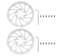 Create idea Lot de 2 Disques de Frein à Disque VTT 180 Mm Compatible avec SRAM Centerline 44 X 1,8 Mm