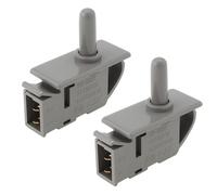 Create idea Lot de 2 Interrupteurs à Bouton-poussoir pour éclairage de Porte de Réfrigérateur à 2 Broches pour La Plupart des Réfrigérateurs