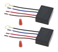 Create idea Lot de 2 Interrupteurs Tactiles à 3 Voies 220 V 3 A pour Lampe de Bureau Lampadaire Applique Murale