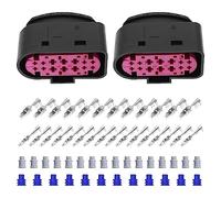 Create idea Lot de 2 Kits de réparation de capteur de Voiture 1J0973737 compatibles avec Volkswagen Compatible avec Les Prises Audi 14 Broches