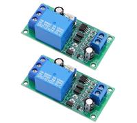 Create idea Lot de 2 modules de relais temporisés CC 12 V 55 x 28 x 18,4 mm 0 ~ 60 secondes réglables pour appareils électroniques automobiles domestiques