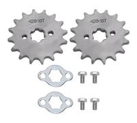 Create idea Lot de 2 pignons avant de moto 428 16T 17 mm pour moto 50 cc 70 cc 110 cc 125 cc 140 cc 160 cc Compatible avec Honda TaoTao ATV Quad Dirt Bike