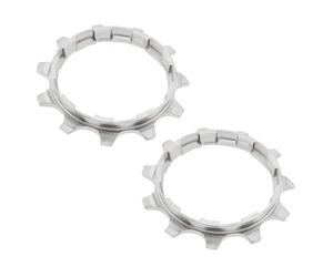 Create idea Lot de 2 pignons de cassette de vélo en acier à vitesse unique compatibles avec Shimano HG Series pour VTT et vélos de route, argenté