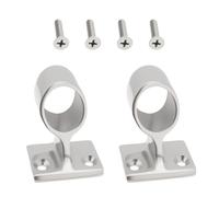 Create idea Lot de 2 supports centraux de rampe de bateau de 22,8 mm en acier inoxydable 316 avec vis compatibles avec les rampes latérales de cabine