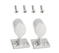 Create idea Lot de 2 Supports d'extrémité de Montage pour Main Courante de Bateau Tube de 7/8 Pouces (22,8 mm) Compatible avec Les Mains courantes latérales de la Cabine et du Tableau de Bord