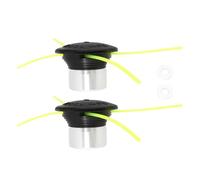 Create idea Lot de 2 têtes détachables en fil de nylon pour tondeuse à gazon avec corde en nylon - Diamètre du trou de 25,4 mm