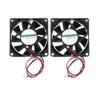 Create idea Lot de 2 ventilateurs de refroidissement pour boîtier PC 12 V ME70201V1-A99 70 x 70 x 20 mm pour blocs d'alimentation