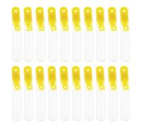 Create idea Lot de 20 adaptateurs de flotteur en silicone de 16 mm adaptés aux pieds de flotteur 0,8 à 1,2 mm pour la pêche à la carpe