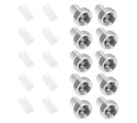 Create idea Lot de 20 adaptateurs de manchon en céramique optique de 7 mm pour fibre optique et têtes mentales pour testeur de fibre optique