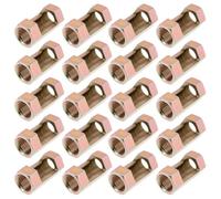 Create idea Lot de 20 écrous hexagonaux ouverts M10 x 30 mm adaptés pour la réparation de lampes de hauteur M10