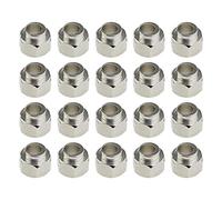 Create idea Lot de 20 entretoises excentriques 5 mm alésage M5 en Acier Carbone plaqué Nickel pour Roue à rainure en V Extrusion en Aluminium imprimante 3D Repra CNC