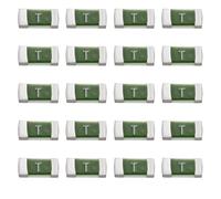 Create idea Lot de 20 fusibles SMD 0603 5 A 32 V à action rapide à film mince pour montage en surface - Code T 494 Series