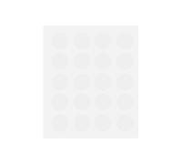 Create idea Lot de 20 Marqueurs de Frettes de Guitare Autocollants 6,35 X 0,07 Mm pour Guitare électrique Folk Blanc