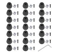 Create idea Lot de 20 pieds anti-vibrations en caoutchouc pour imprimante 3D avec écrou coulissant M3