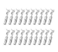 Create idea Lot de 20pcs Broches de Réparation de Sertissage de Câblage 000979025E 1241380-1 Compatible avec VW Compatible avec Audi 0,50 Mm²-0,75 Mm² 20mm