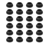 Create idea Lot de 24 œillets de protection en caoutchouc noir compatibles avec les grilles de cuisinière Magic Chef - 16 x 7 x 8 mm