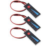 Create idea Lot de 3 indicateurs de niveau de batterie Li-Ion 5 LED pour batterie au lithium plomb-acide 7,4-8,4 V