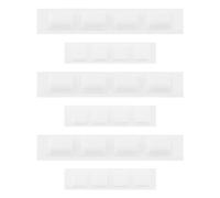 Create idea Lot de 3 protections anti-poussière en caoutchouc avec dos adhésif pour console Nintendo Wii, blanc
