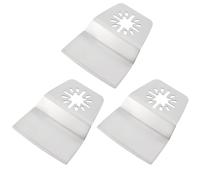 Create idea Lot de 3 Spatules à Lame Incurvée en Acier Inoxydable de 52 Mm Compatible avec Bosch Multi-X MX25EC-21 MX25EK-33