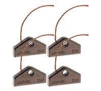 Create idea Lot de 4 balais de charbon en cuivre 5153702 4490382 6597490 5007 30 x 16 x 4 mm compatibles avec sèche-linge Miele