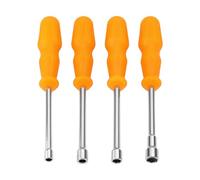 Create idea Lot de 4 clés à douille, tournevis, écrous hexagonaux, pour visseuses hexagonales, 107 x 90 mm, 6-10 mm