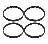 Create idea Lot de 4 courroies dentées de rechange aspirateur vertical compatible avec Hoover UH74200 - 225 x 16 mm