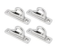 Create idea Lot de 4 crochets de garde-boue en acier inoxydable 304 pour bateau, remorque, 70 x 17 mm