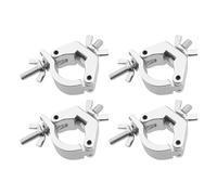 Create idea Lot de 4 crochets en alliage d'aluminium pour lampe LED ou lampe de scène, 28 à 35 mm