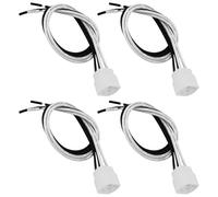 Create idea Lot de 4 Douilles de Lampe en Céramique G10Q 4 Broches 17 X 16 X 16,5 Mm 250 V 2 A pour Lampe UV