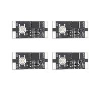 Create idea Lot de 4 interrupteurs à bouton bistable XL-10 Ah 4,5 - 26 V 10 A pour ventilateurs LED Smart Home DIY Electronics