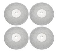Create idea Lot de 4 meules avec ouverture de 3,8 mm de diamètre extérieur de 40 mm pour perceuse portable, affûteuse multifonction, accessoires