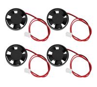 Create idea Lot de 4 mini ventilateurs de refroidissement ronds pour ordinateur portable DC 12 V - Courant de tension 0,04 A - Vitesse : 8500 tr/min - 30 x 30 x 10 mm