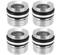 Create idea Lot de 4 Raccords de Tuyau de 20 Mm à 1/2" (20 Mm) pour Mitigeur Thermostatique de Baignoire