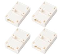 Create idea Lot de 4 Rallonges Téléphoniques BT RJ11 pour 4/6 Fils