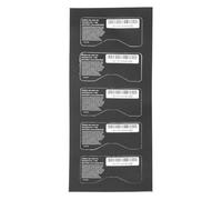 Create idea Lot de 5 Autocollants de Remplacement pour Console de Jeu 4 X 2 Cm en PVC Compatible avec Nintendo Game Boy Advance GBA SP Logo étanche