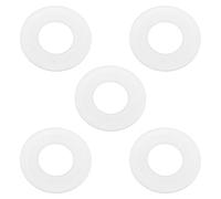 Create idea Lot de 5 bagues d'étanchéité de rechange pour valve de chasse d'eau 816.418.00.1 compatible avec valves de chasse Geberit base de soupape de chasse d'eau rondelle d'étanchéité en silicone