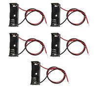 Create idea Lot de 5 boîtiers de batterie en plastique avec clip à ressort 12 V A23L 23 A avec fils de fil adaptés pour 1 batterie A23 8LR932 MN21 V23GA LR23