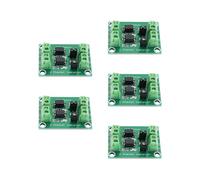 Create idea Lot de 5 modules de commutation 817 2 canaux Optocoupleur de contrôle de tension 3,6-24 V Driver Photoélectrique Isolé Module 38 x 29 mm