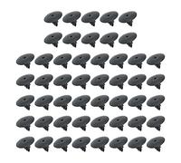 Create idea Lot de 50 clips de fixation pour garde-boue - Compatible avec Renault Cilo MK2 MK3 Scenic MK1 MK2 Megane Traic - Plastique noir