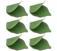 Create idea Lot de 6 blocs de 300 feuilles de notes adhésives à feuilles vertes pour le bureau, l'école, la maison - 9,5 x 6,2 cm
