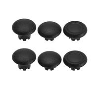 Create idea Lot de 6 Capuchons de Joystick analogiques interchangeables 6 en 1 compatibles avec Manette PS5 Edge Noir