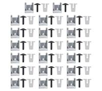 Create idea Lot de 60 clips de fixation à vis N90775001 avec écrous de verrouillage extensibles, œillets, vis Torx, écrous en U pour passage de roue, pare-chocs, panneaux