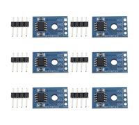 Create idea Lot de 6pcs Modules Mémoire cms AT24C256 Interface I2C EEPROM Série 2,7-5,5 V 5 MA Adaptés Au Stockage de Données