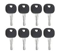 Create idea Lot de 8 clés de démarrage d'allumage 606 606/14606 compatibles avec Liebherr compatibles avec John Deere pelleteuse benne benne benne et chargeur, machines de construction