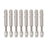 Create idea Lot de 8 Vis de Borne de Câble Métallique Tendeur de Câble Métallique de 4 Mm Borne de Câble avec Broche Filetée Convient pour Câble Métallique de 4 Mm à 5 Mm Acier Inoxydable 304